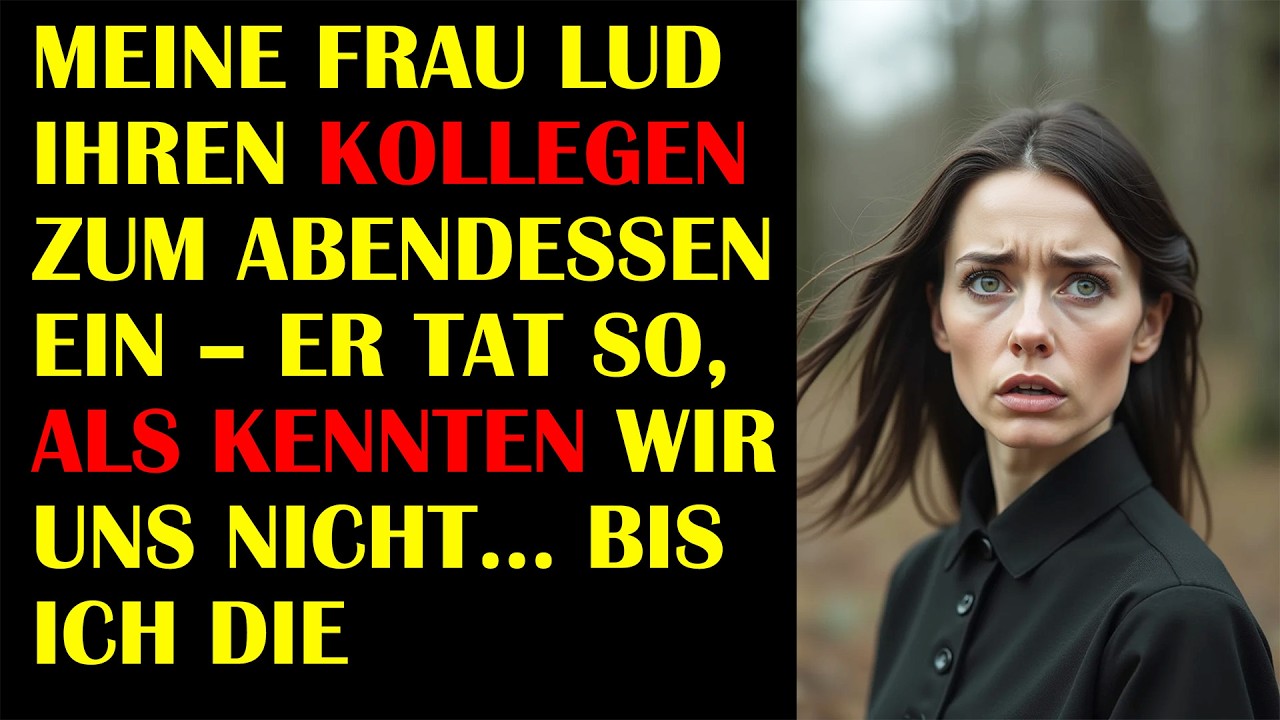 MEINE FRAU LUD IHREN KOLLEGEN ZUM DINNER EIN – DANN SPIELTE ICH DIE AUFNAHMEN AUS UNSEREM FLUR AB