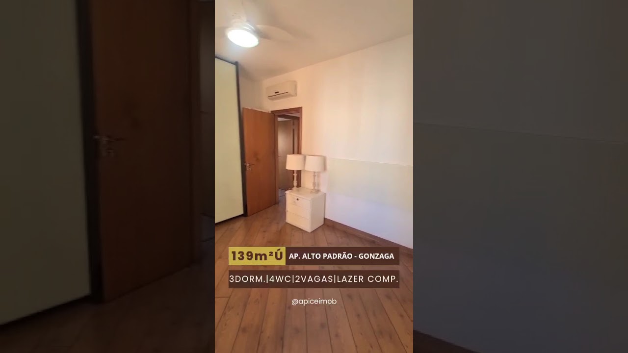 AP ALTO PADRÃO - 139m²Ú - 3DORM. s/ 2SUÍTES - 4WC - VRD. AMPLA - DEP. COMP - 2VAGAS - LAZER COMPLETO