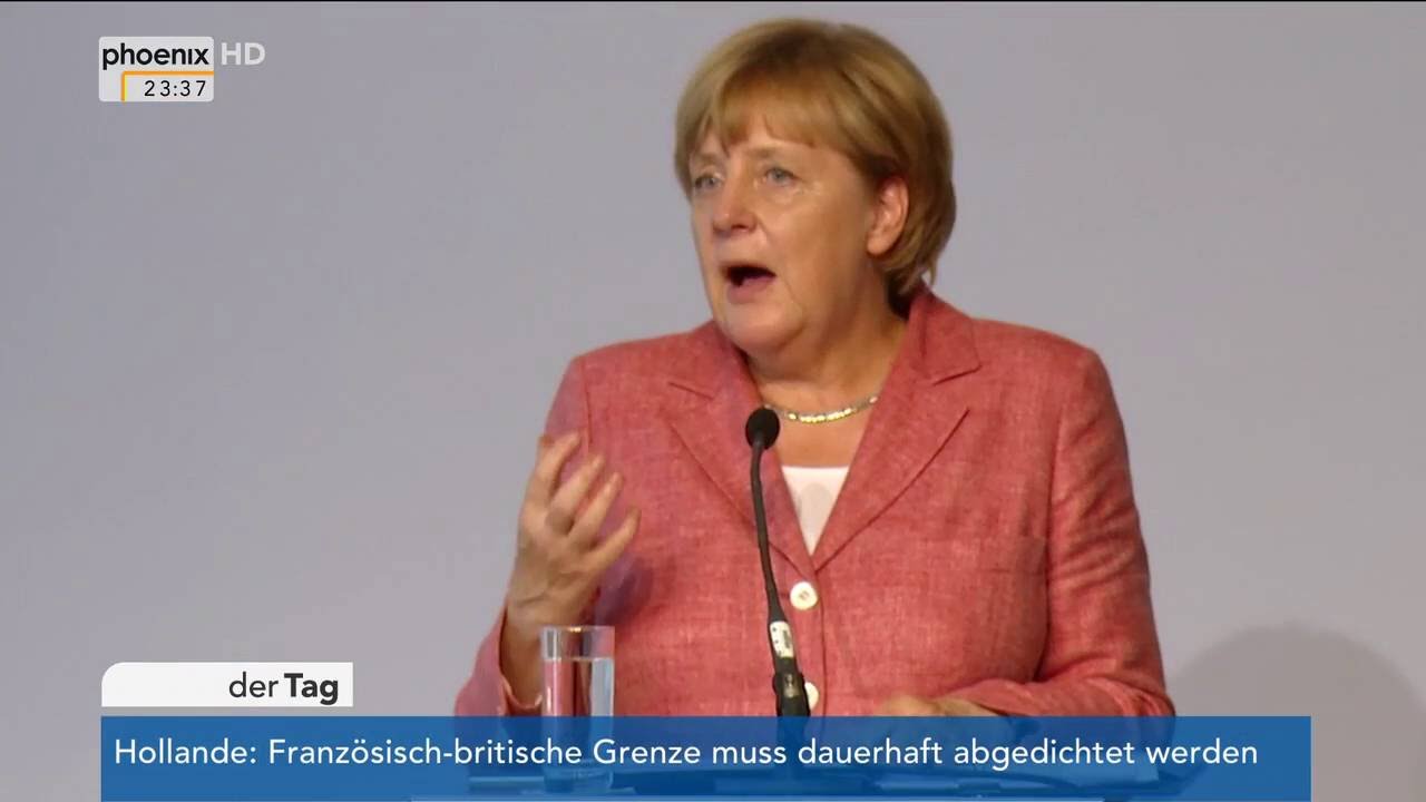 Flüchtlingskrise: Bundeskanzlerin Angela Merkel vom 26.09.2016