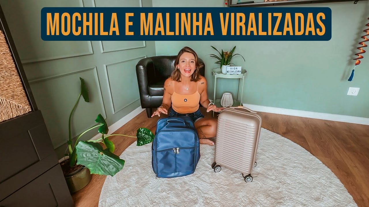 Comparando a malinha e a mochila que viralizaram pra Ryanair