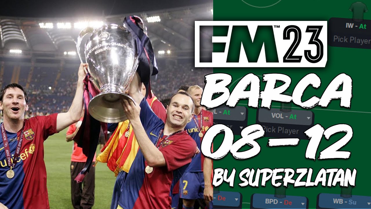 Classic BARCA tactic in FM23 | Football Manager 2023