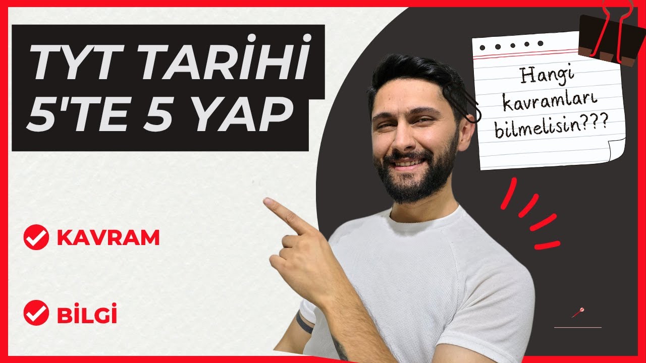 TYT Tarih Bilmen Gereken Kavramlar | AYT Tayfa İzlemeli | 2025 #tyt #ayt
