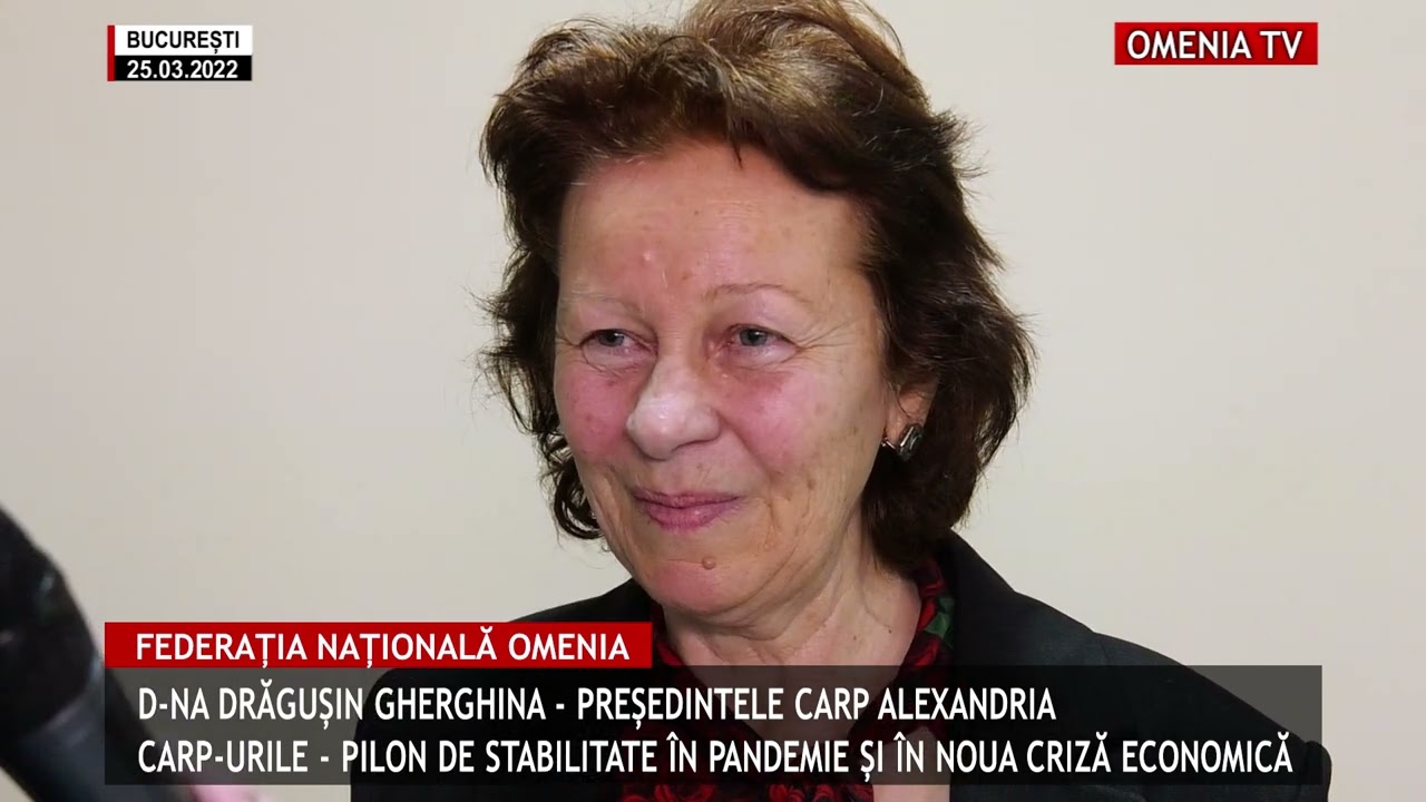 Dna DRĂGUȘIN GHERGHINA - Președintele CARP ALEXANDRIA