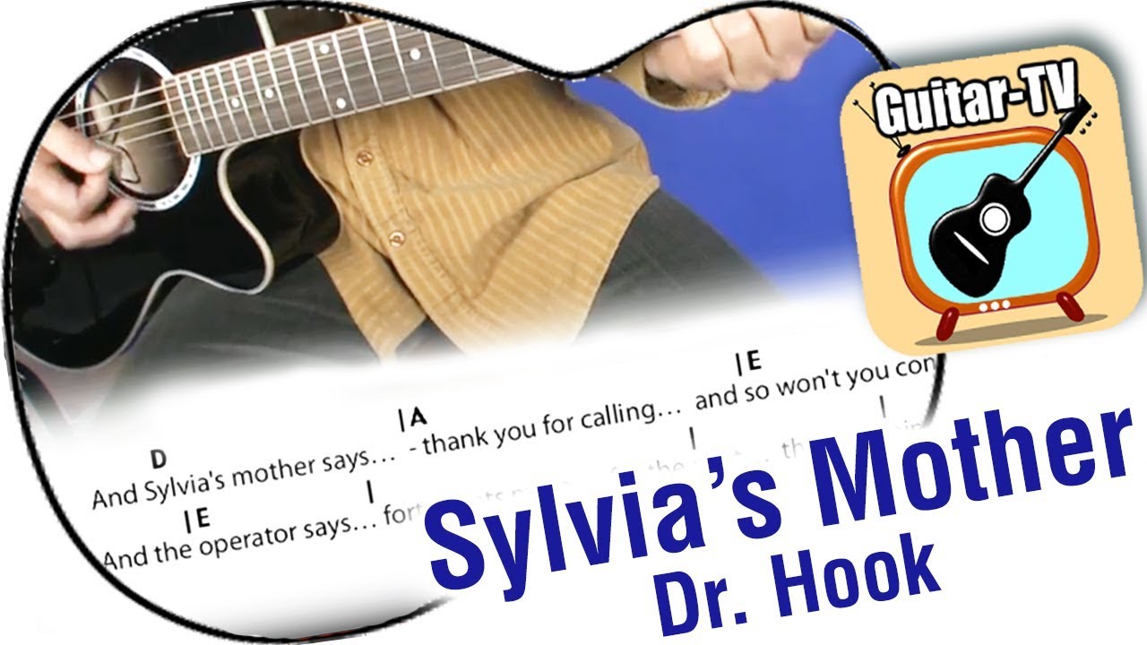 9.1 Sylvia's Mother - Dr. Hook -  Cover - Lyrics - Akkorde / Chords - beginner guitar lesson