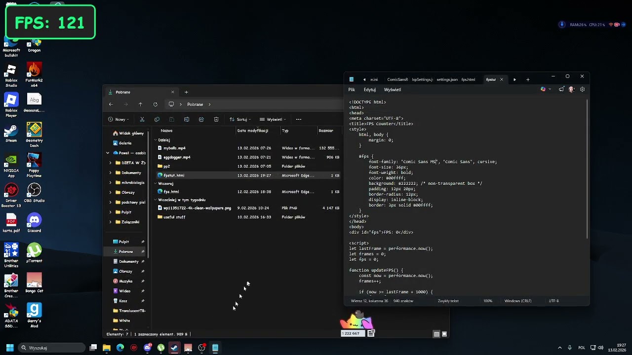 How to get a FPS counter in OBS