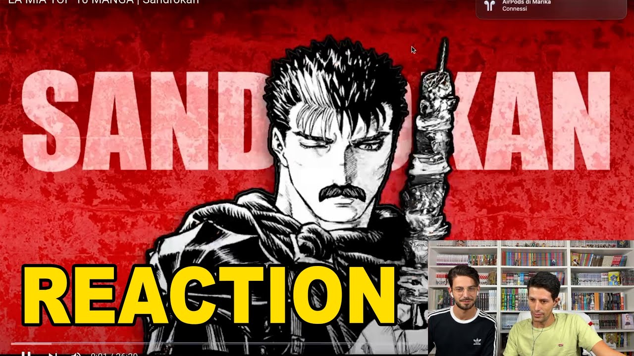 Reaction alla TOP 10 Manga di Sandrokan