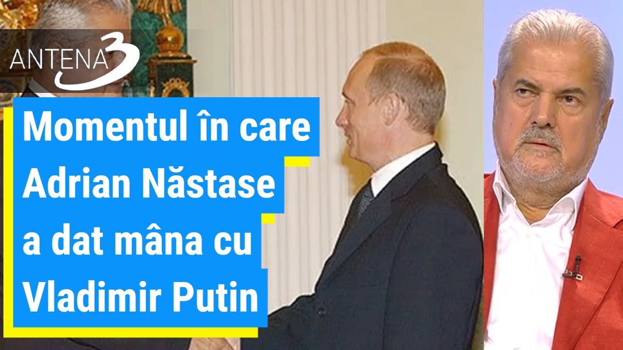 Momentul în care Adrian Năstase a dat mâna cu Vladimir Putin. Ce l-a frapat pe fostul premier