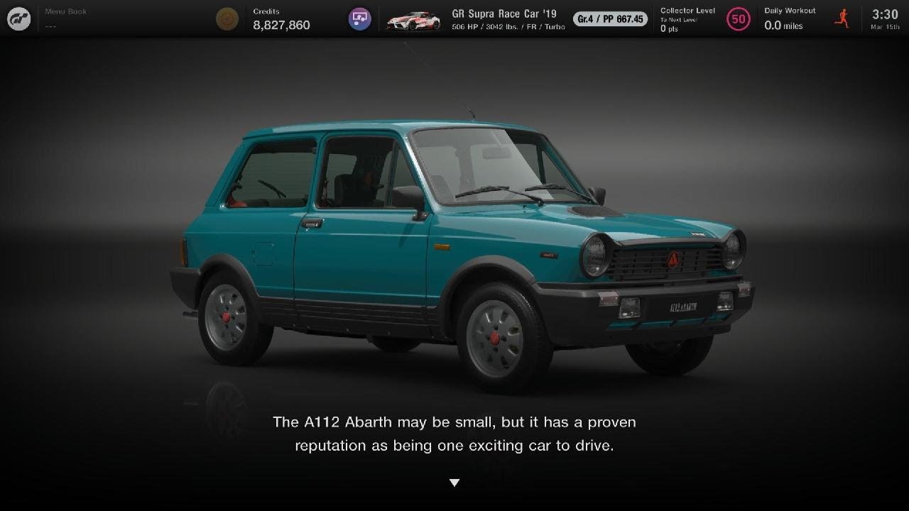 GT7: All About the 1985 Autobianchi A112 Abarth