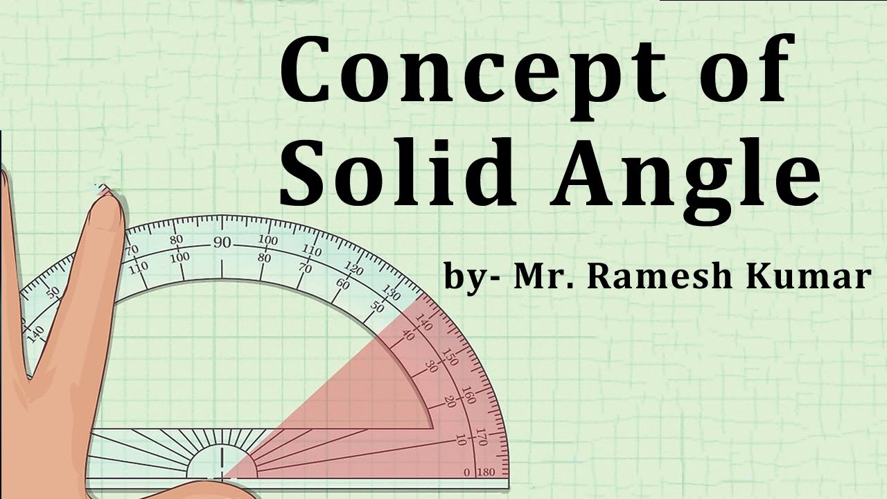 Concept of Solid angle (B.Sc) I Guru Kpo