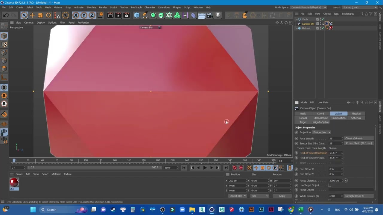 C4D Diễn hoạt Camera