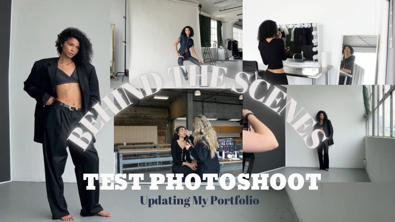 Behind The Scenes: Model Test Photoshoot (Updating My Book) 📸
