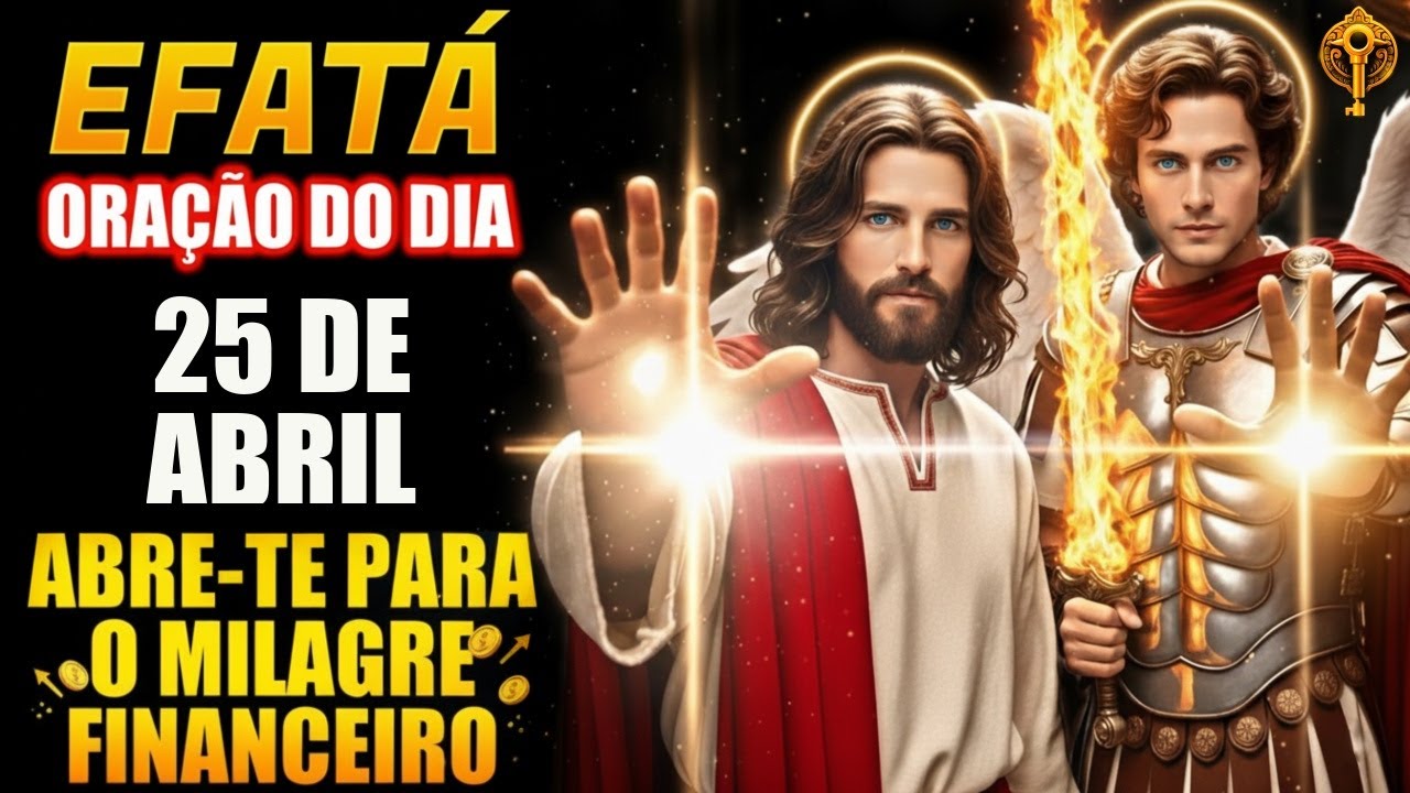 Efatá do SENHOR JESUS e SÃO MIGUEL ARCANJO ✨ A Oração que Abre os Céus para O Milagre Financeiro