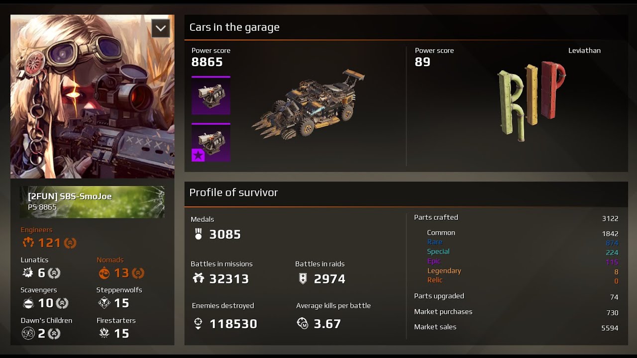 Crossout | Farewell | Last Ride | Mace of Thunder | 7000 PS 3x Shotgun Build | Full Matches
