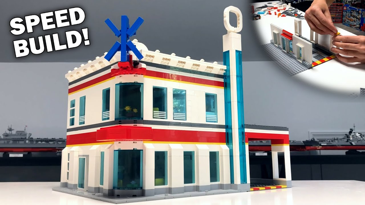 LEGO Hospital MOC with 2500+ Pieces! *Speed Build*