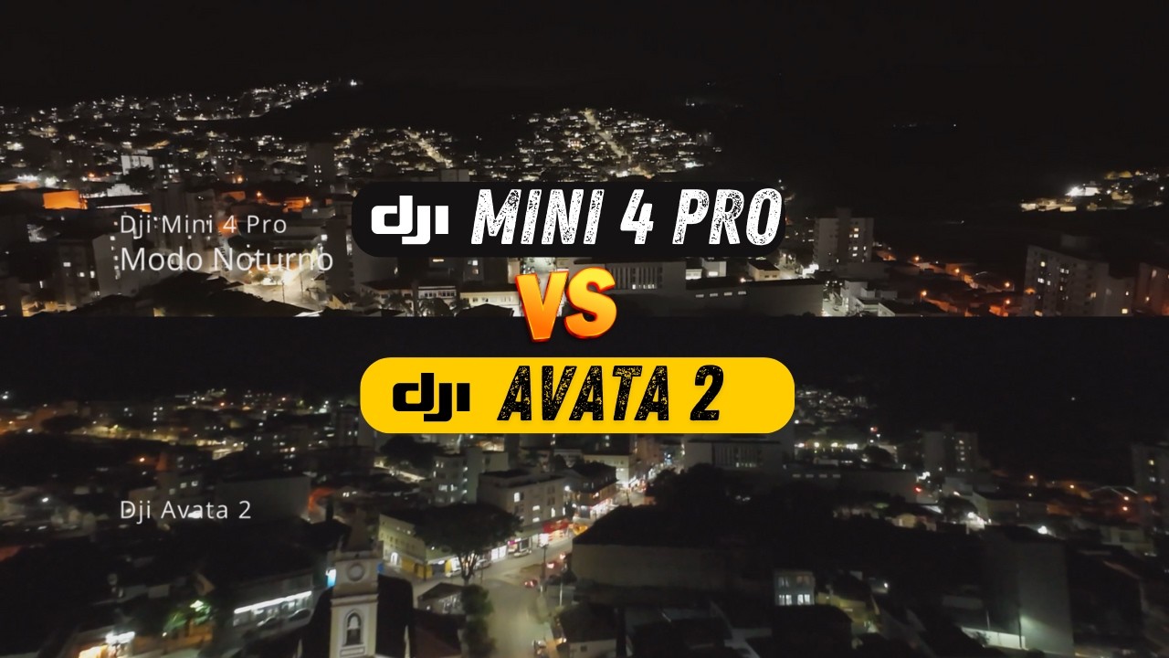 Dji Avata 2 vs Dji Mini 4 Pro Voo Noturno