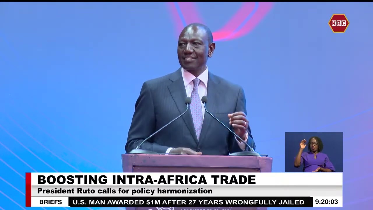 President Ruto calls for policy harmonization to boost intra-Africa trade
