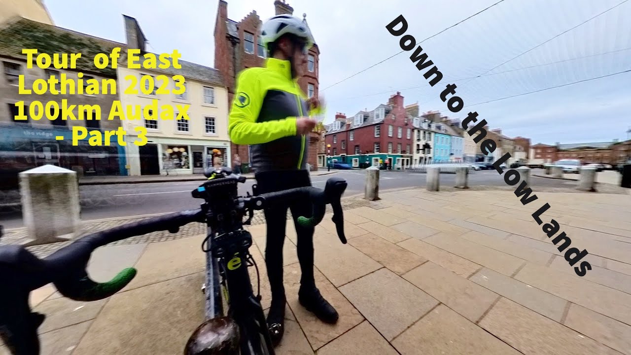 Tour  of East Lothian 2023 100km Audax - Part 3, Down to the Low Lands #cycling #audax #insta360