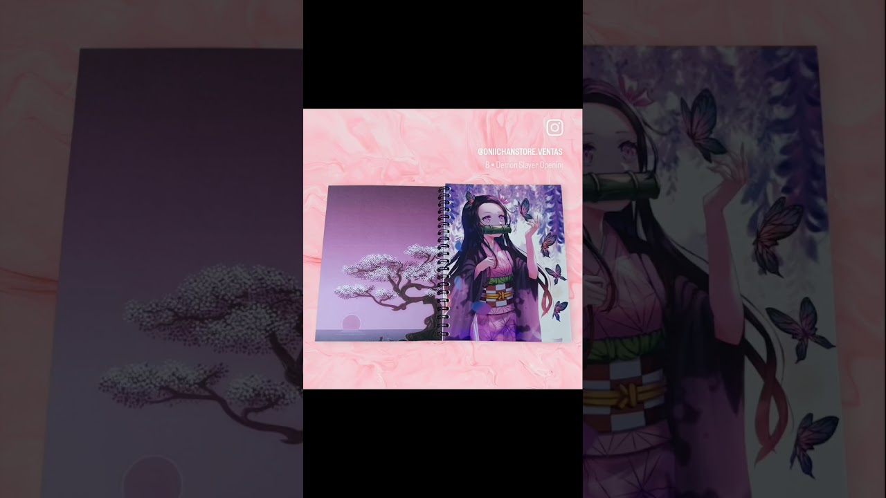 anime//libreta profesional personalizada//demon slayer