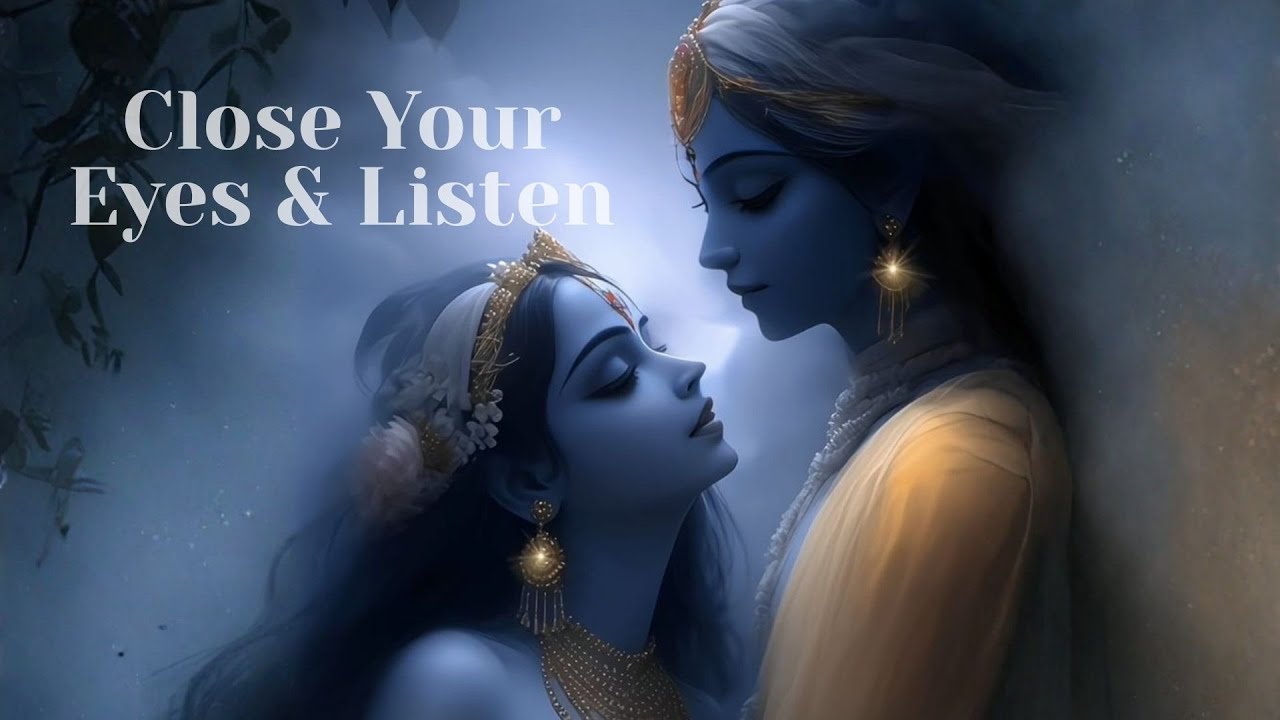 Close Your Eyes & Listen Krishna Bansuri | Peaceful Flute Music for Meditation & Inner Calm