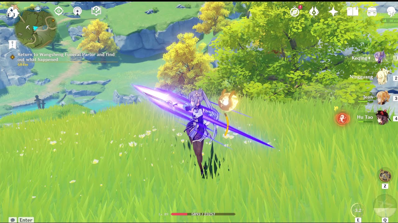 [MACRO INCLUDED] Keqing Thunderclap Flash (Double E skill)