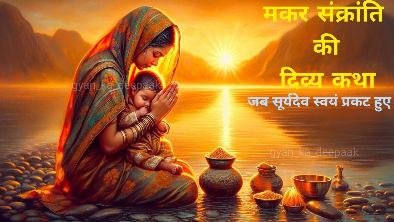“मकर संक्रांति की दिव्य कथा”!सावित्री: एक माँ की निस्वार्थ भक्ति!gyan_ka_deepaak #makarsankranti