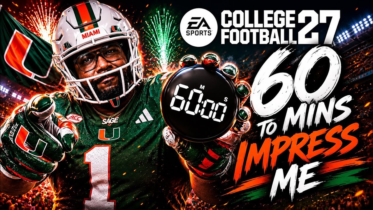 Я ДАЛ EA SPORTS COLLEGE FOOTBALL 27 60 МИНУТ, ЧТОБЫ МЕНЯ ВПЕЧАТЛИТЬ