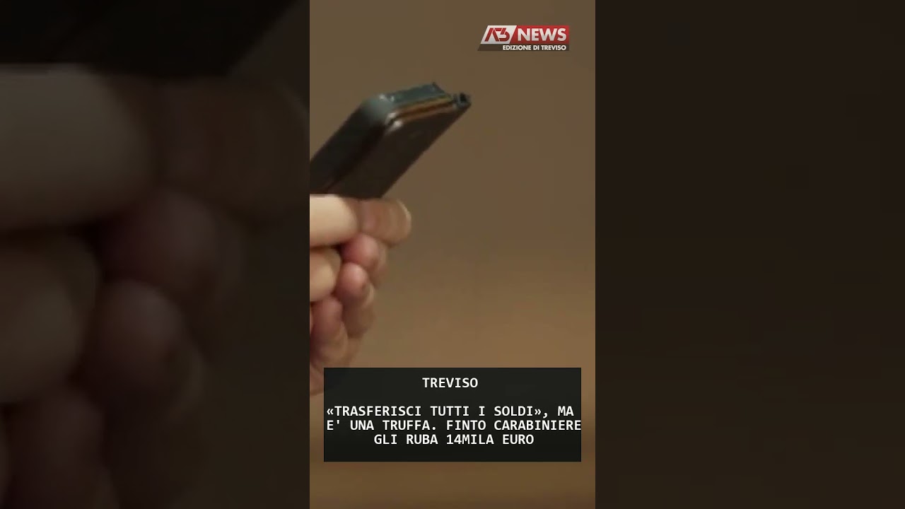 «TRASFERISCI TUTTI I SOLDI», MA E' UNA TRUFFA. FINTO CARABINIERE GLI RUBA 14MILA EURO | 10/12/2025