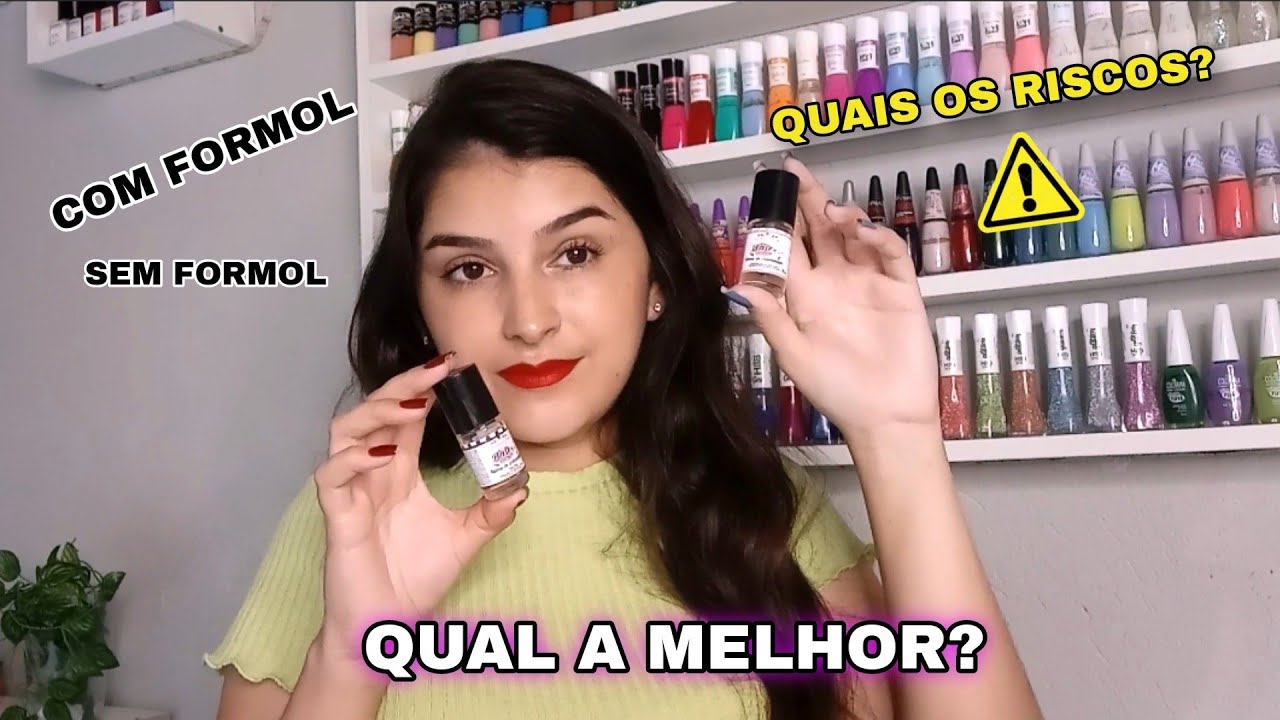 BASE COM FORMOL OU SEM FORMOL? QUAL USAR? | Unhas e vidrinhos - Luciana Alves