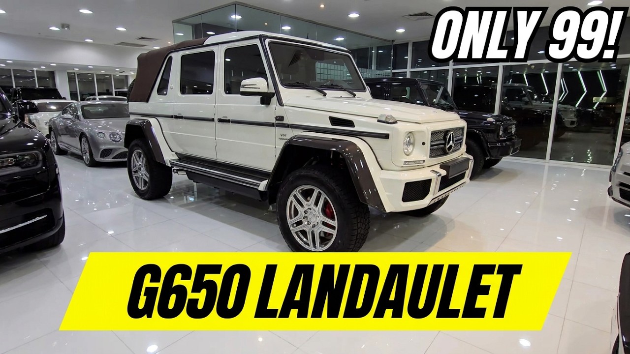 Mercedes Maybach G650 Landaulet! Only 99 of these are made!