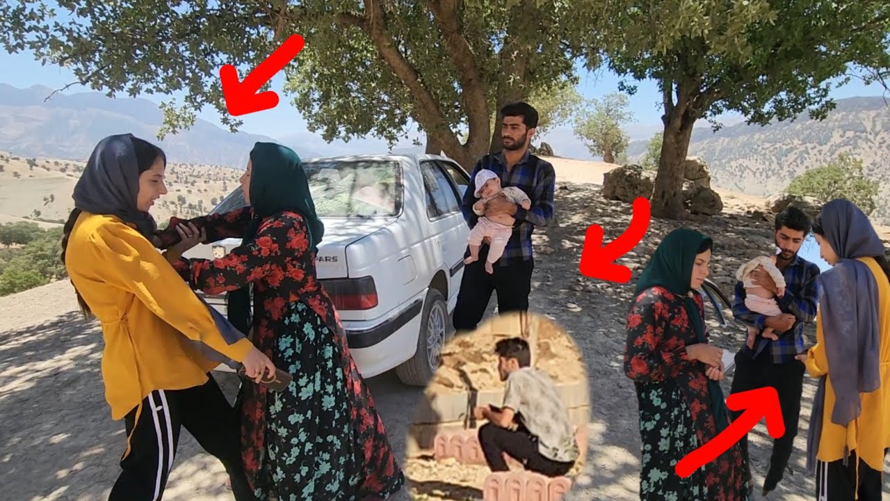 Sara's migration to Ali's house and meeting Sara, the film Shahrbanoobe Kobra 😥😱