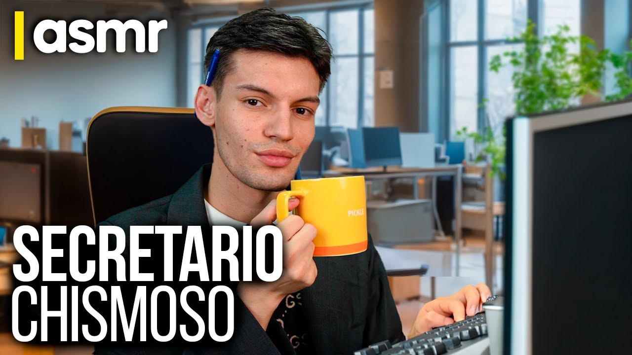 ASMR español roleplay para dormir secretario chismoso