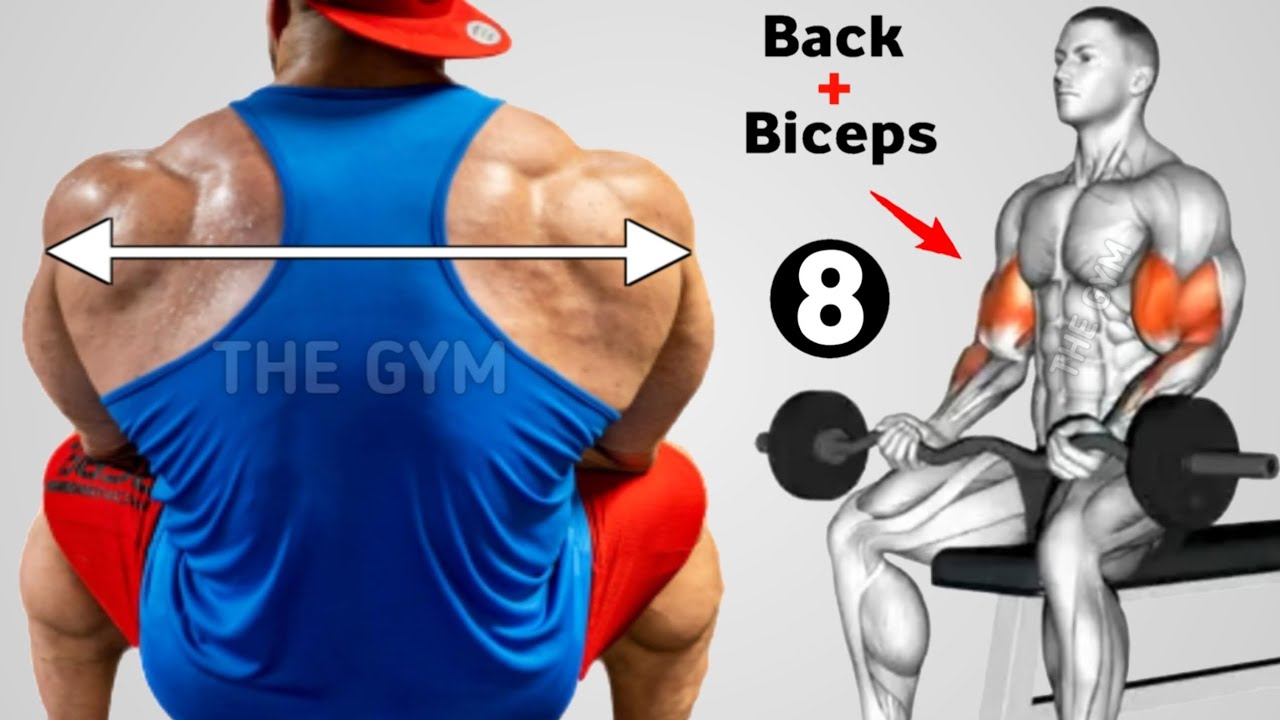 8 Effective Back & Biceps Exercises at the Gym