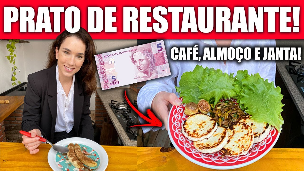 GASTEI 5 REAIS NO MERCADO E O RESULTADO FOI SURPREENDENTE!