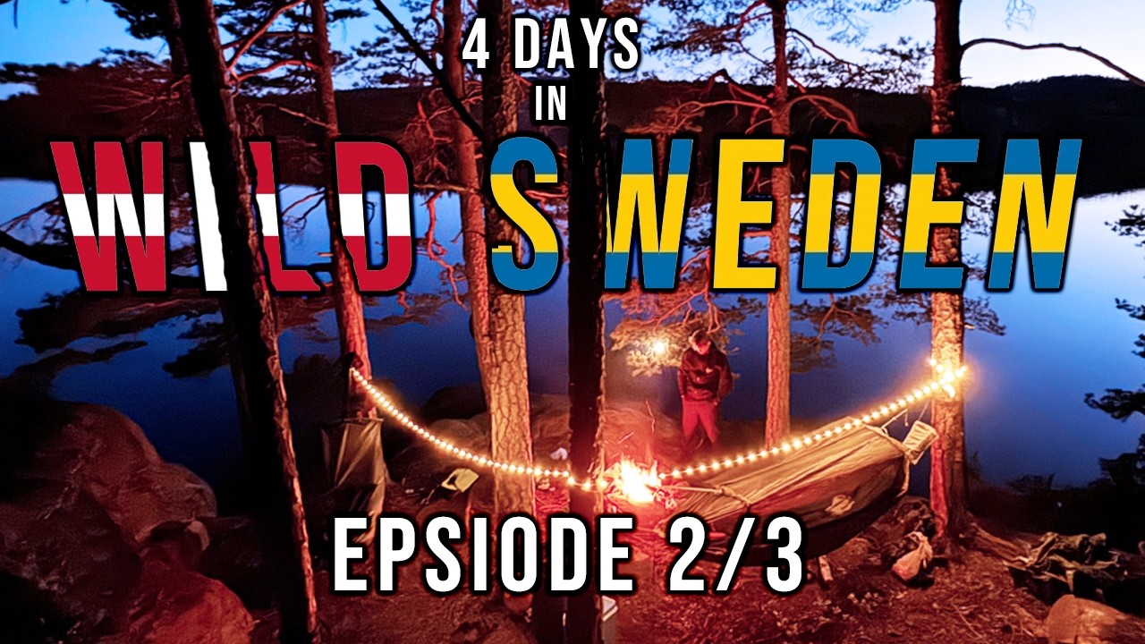 4 Day Canoe Adventure Remote Sweden &ndash; Episode 2  Waterfall Discovery, Lake Jump & Unforgettable Camp