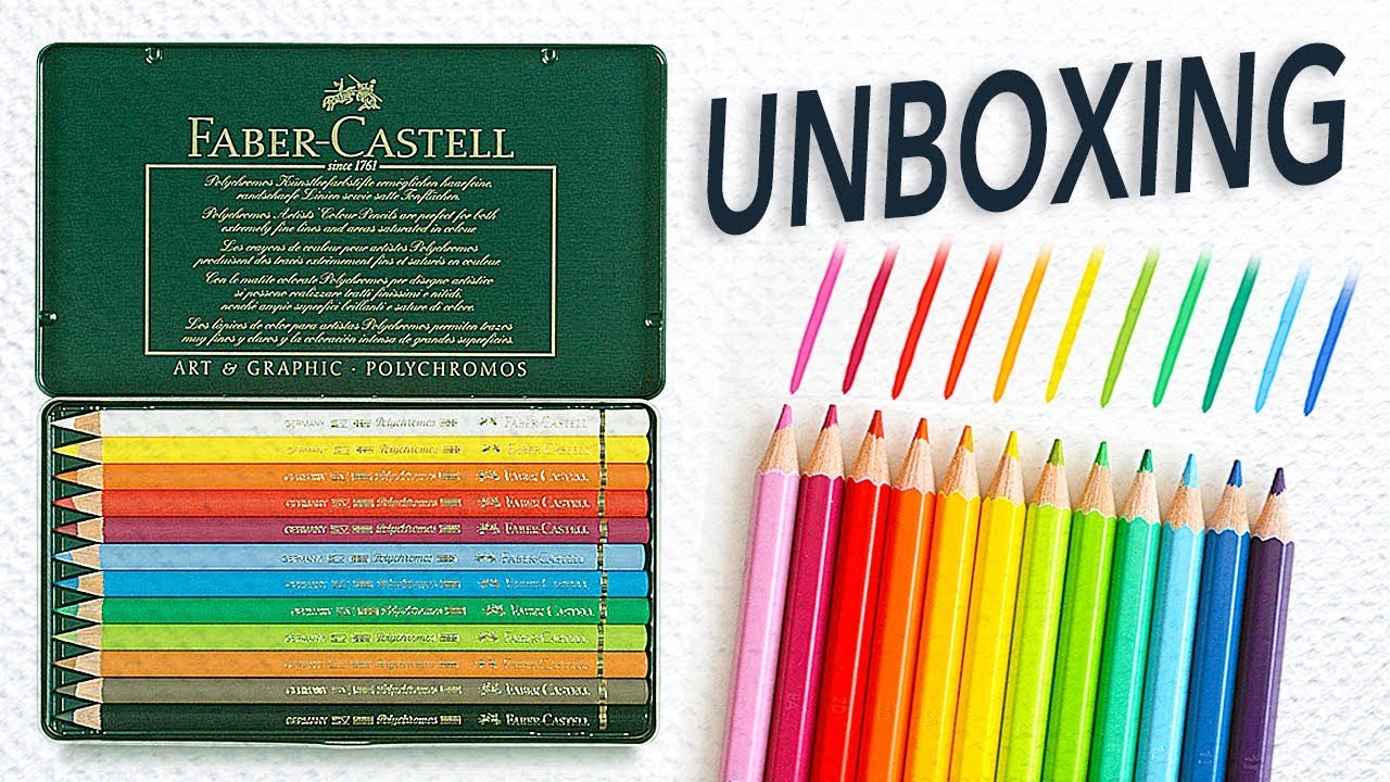 Materiales de Dibujo Unboxing FABER CASTELL POLYCHROMOS