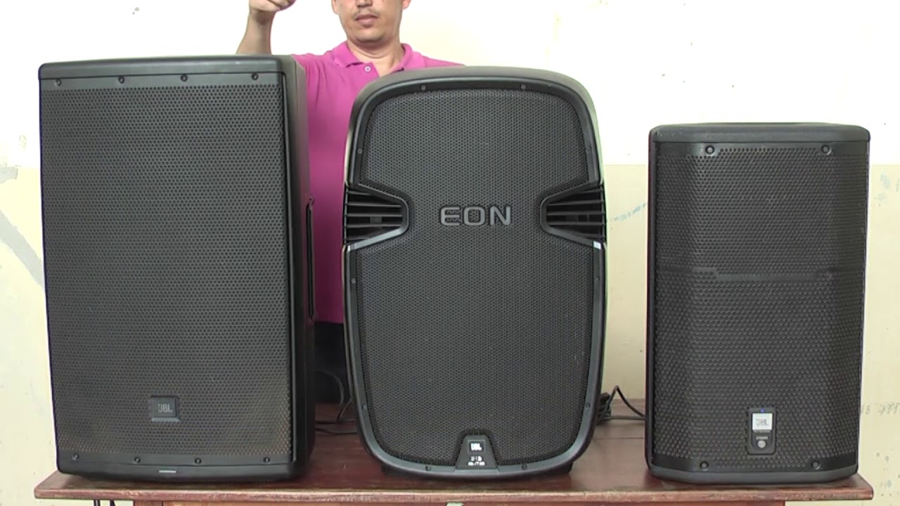 Teste entre as JBL EON 615, 515XT e PRX 612M