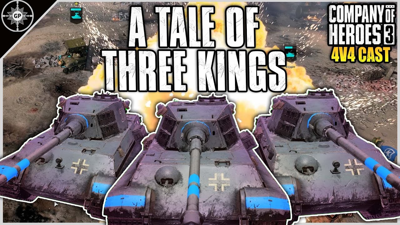 История о трёх королях | Зимняя линия 4 на 4 | CoH3 Cast 2.0 76.5