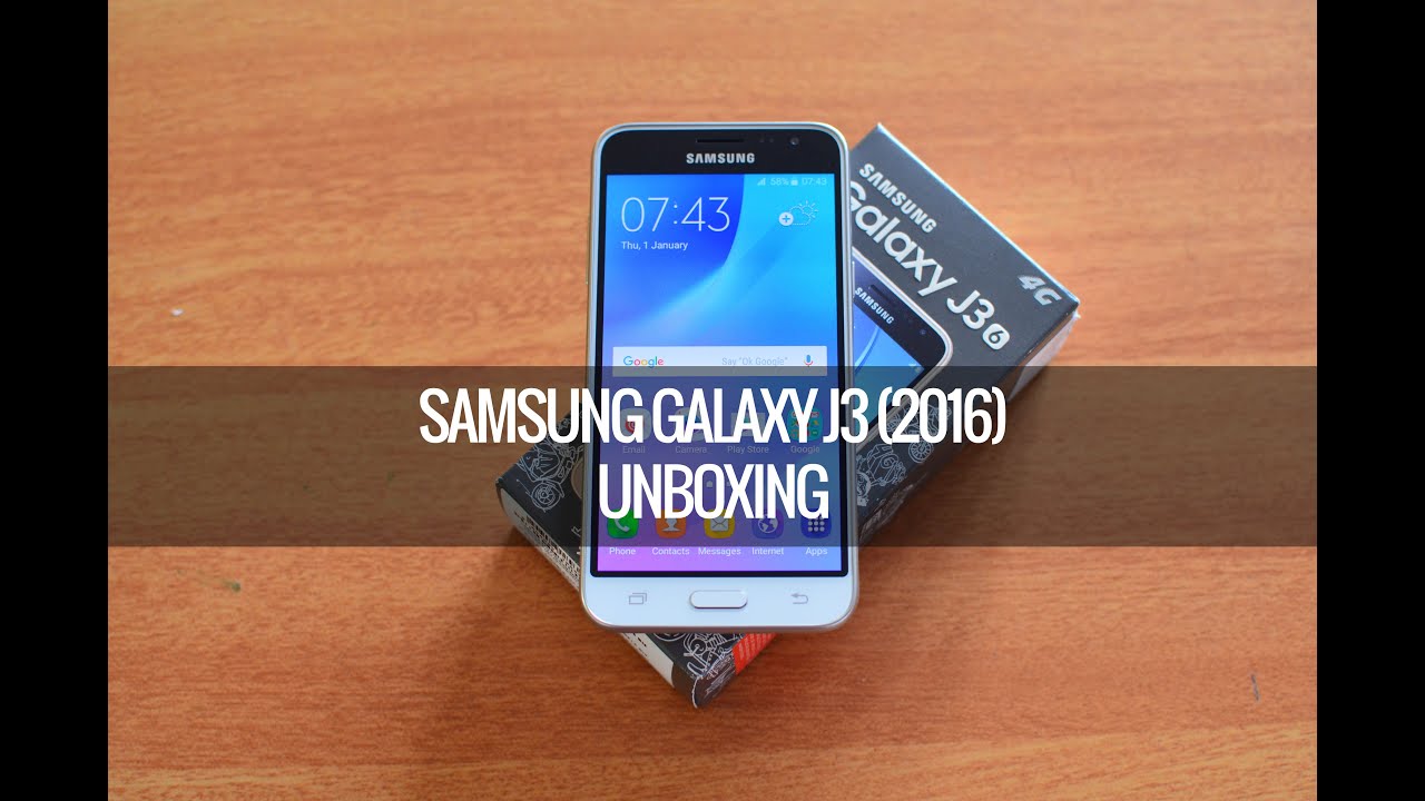 Samsung Galaxy J3 (2016) Unboxing
