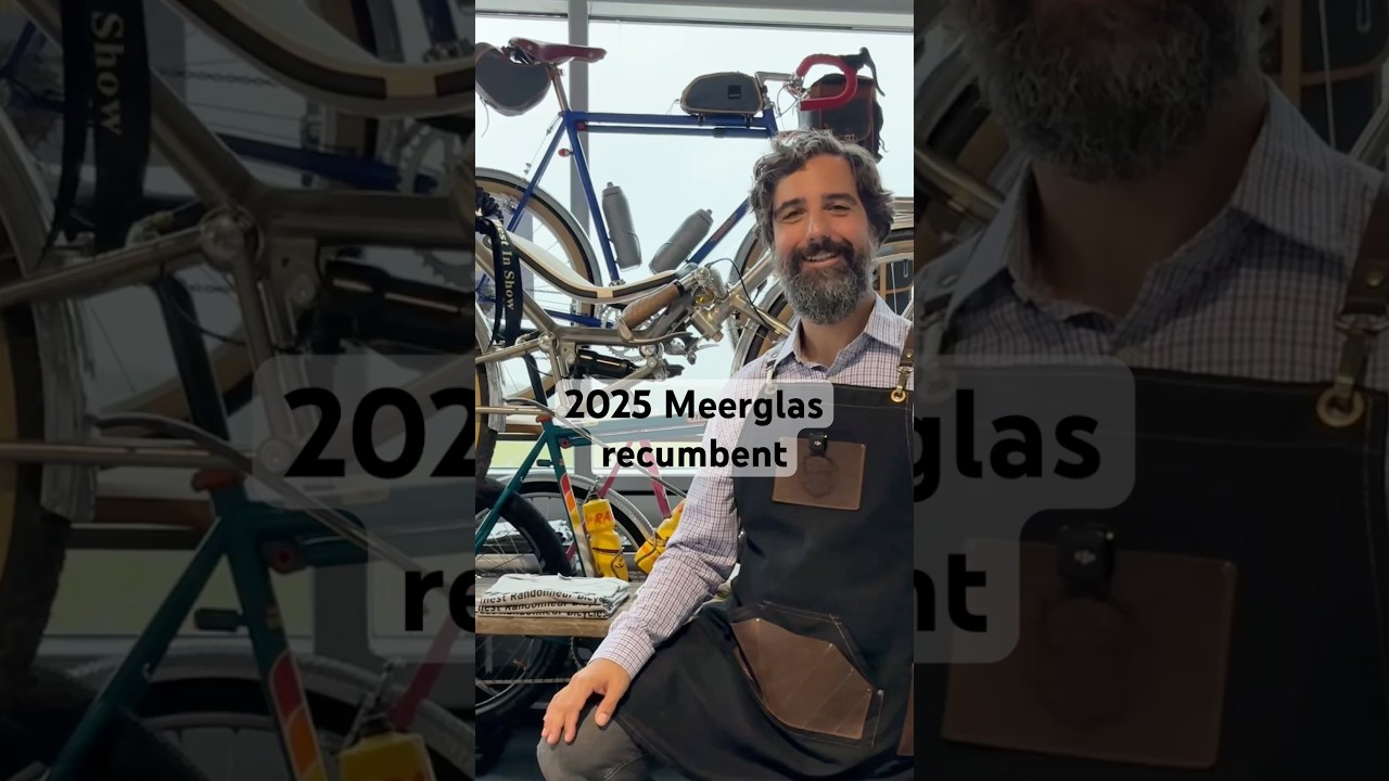 2025 Meerglas recumbent at Bespoked in Dresden, Germany