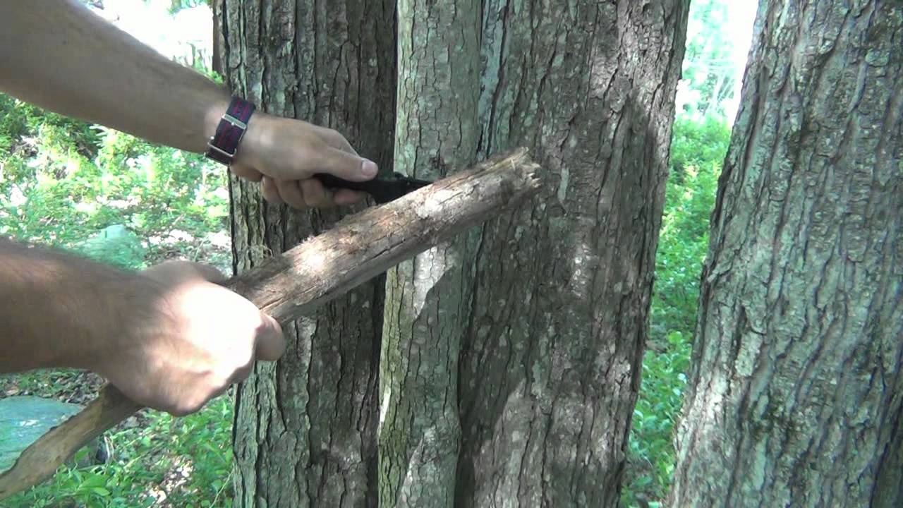 Cold Steel Triad Lock Test (Battoning)