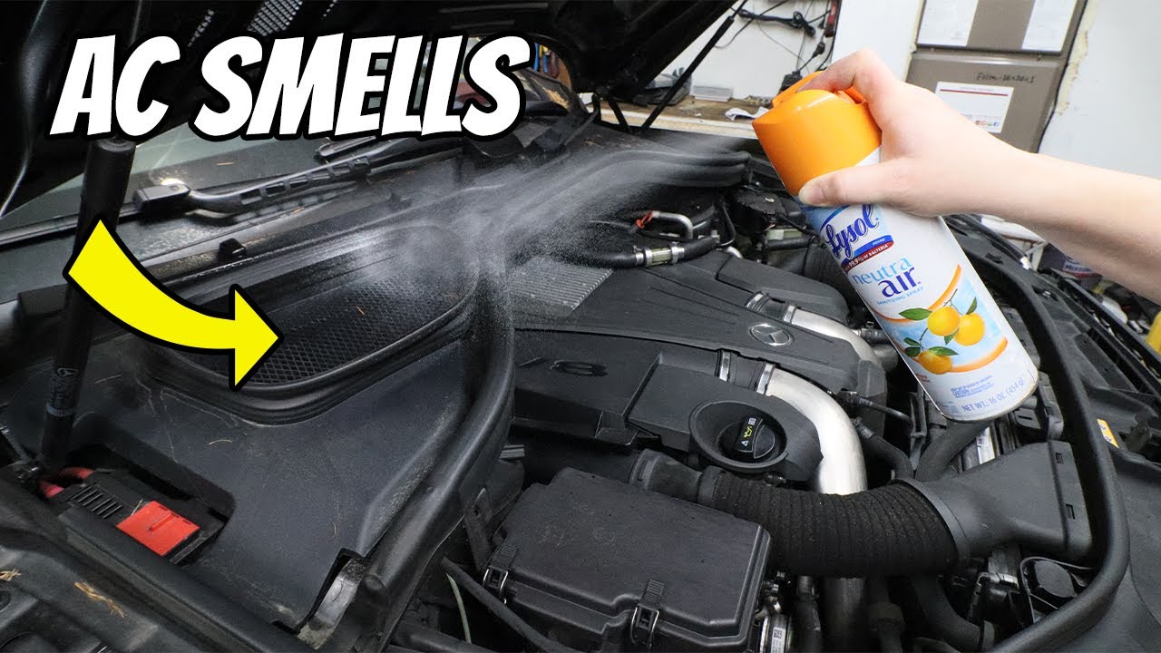 Remove AC SMELL in your Mercedes