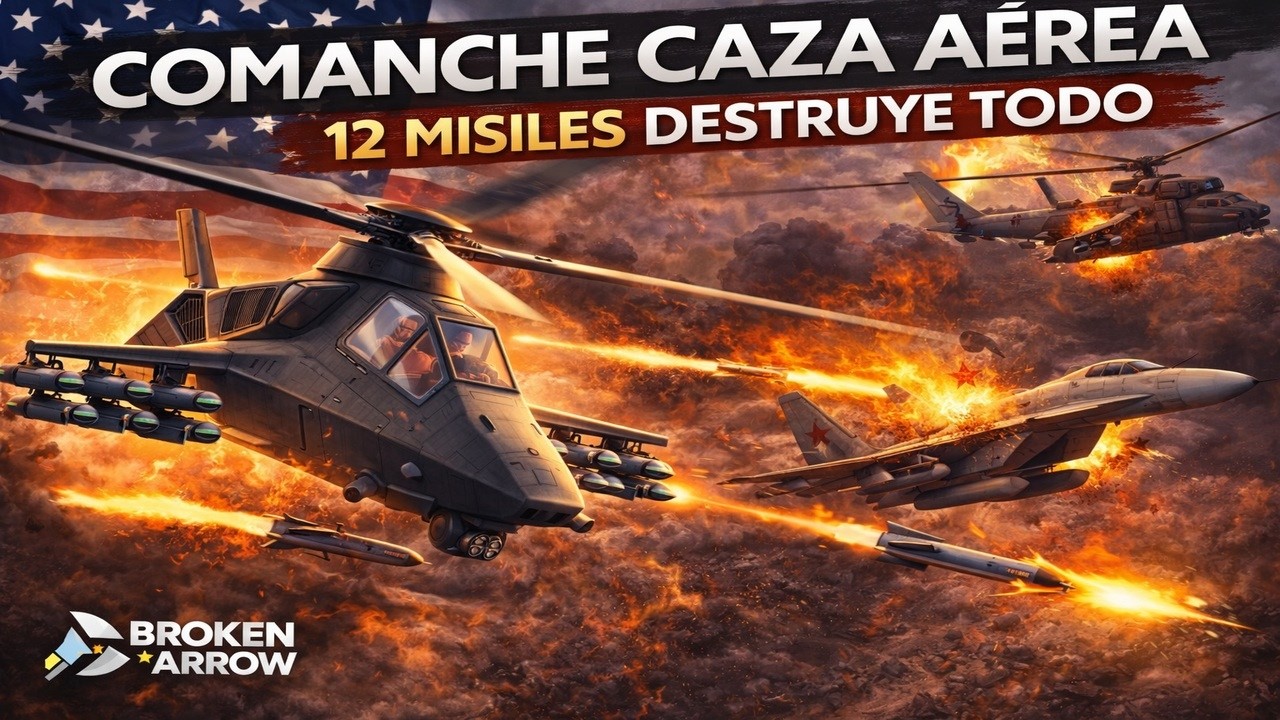 Nadie esperaba esto del Comanche… derribando helicópteros y cazas | Broken Arrow