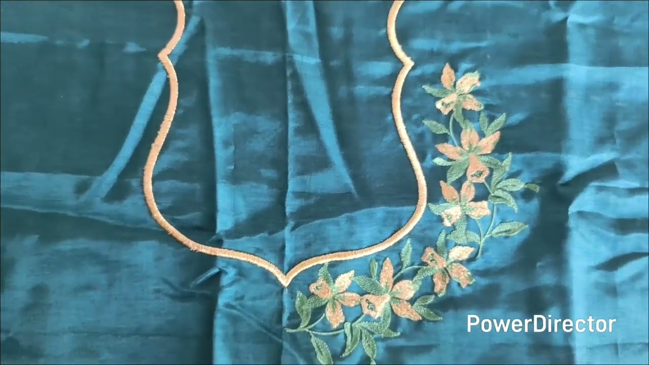 New computer embroidery work 