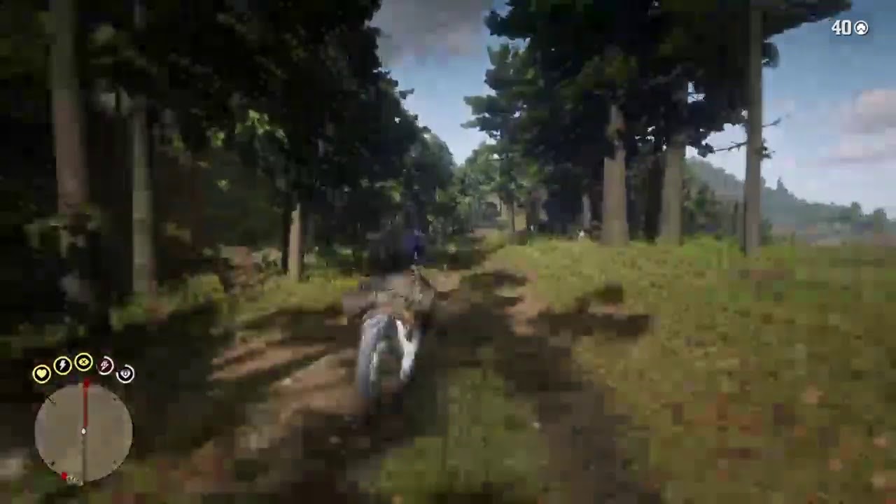 Red Dead Redemption ll esplorando e cacciando