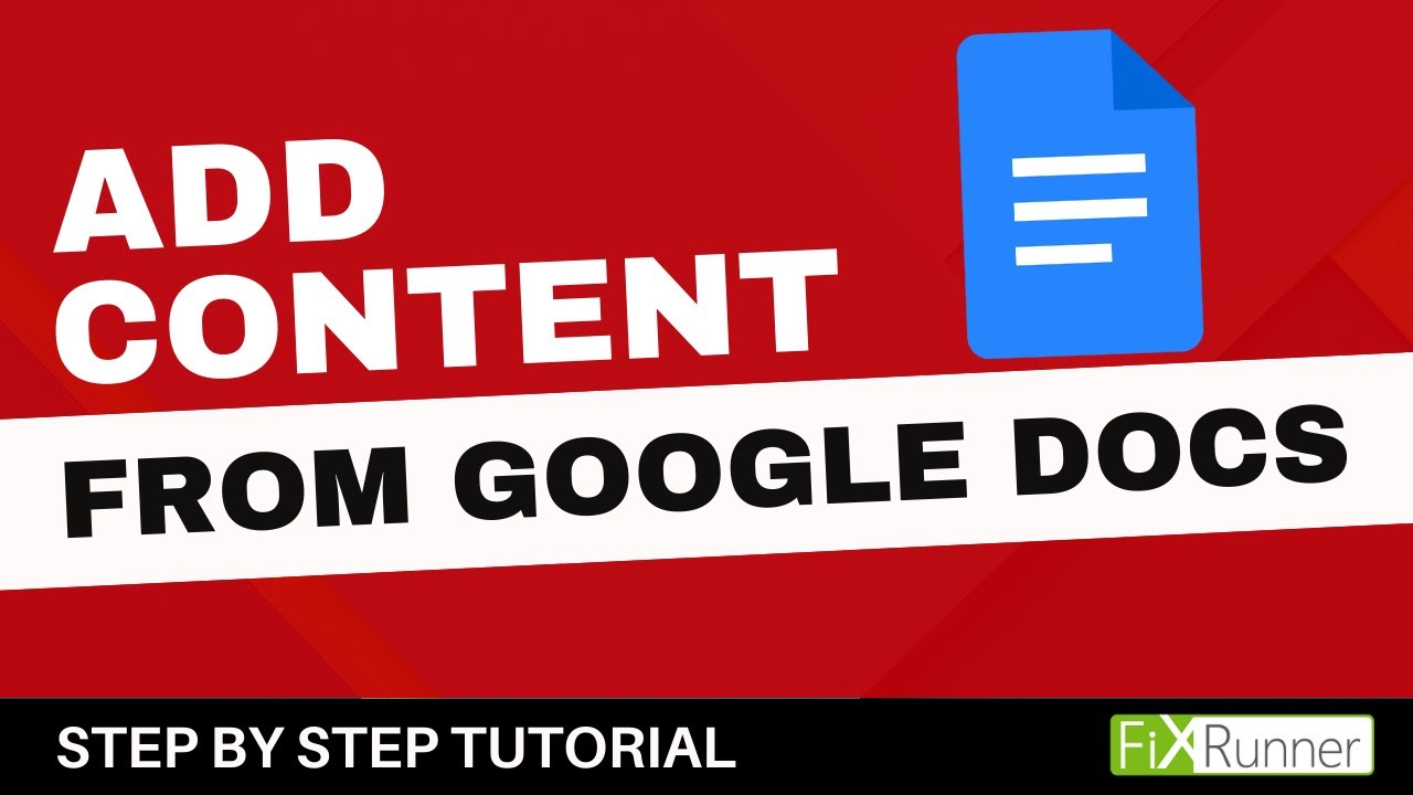 How To Add Content From Google Docs In WordPress
