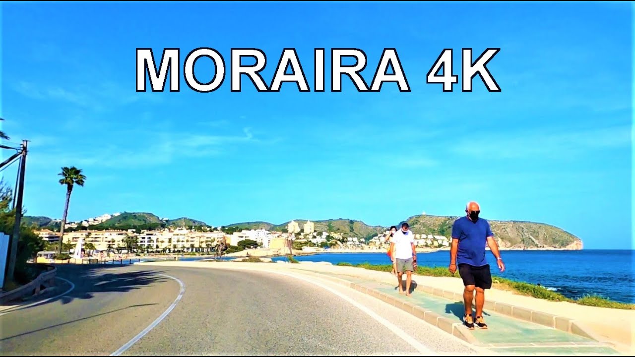 Driving Tour Moraira Teulada (Alicante, Valencia, Spain) 4K Scenic Drive