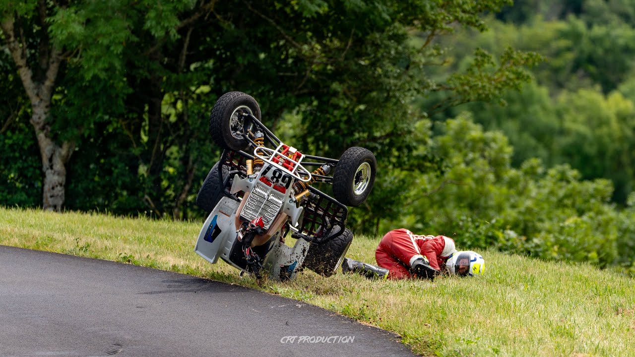 🇫🇷 Course de cote du Petit Abergement 2024 - Crashs - Moto - Quad - Sidecar
