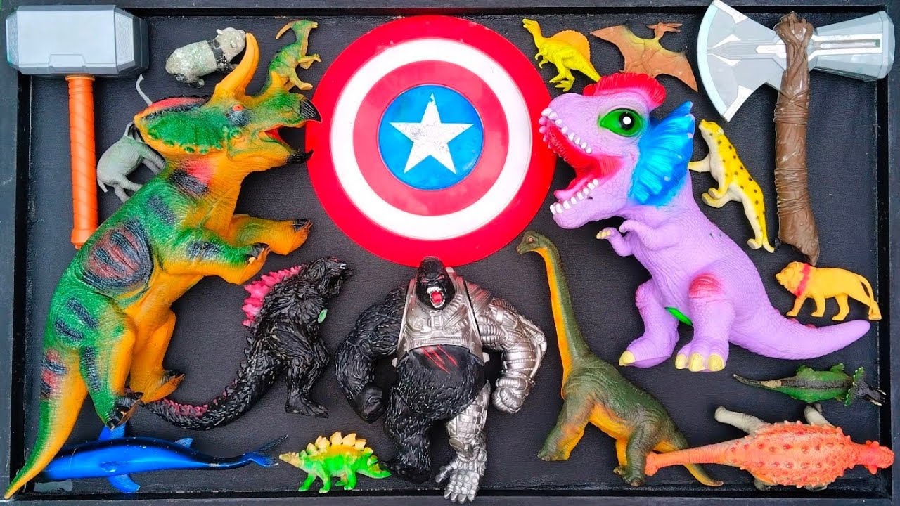 Dinosaurus Jurassic World Dominion: T-rex/ Brachiosaurus/ Skibidi/ Spider-Man/ KingKong/ KingGidorah
