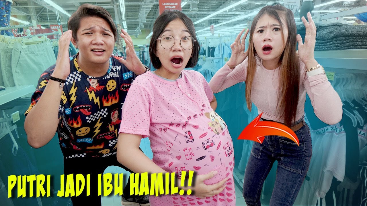 TANTANGAN 24 JAM PUTRI JADI IBU HAMIL PART 2!! PENUH DRAMA NGIDAMNYA ANEH-ANEH!!