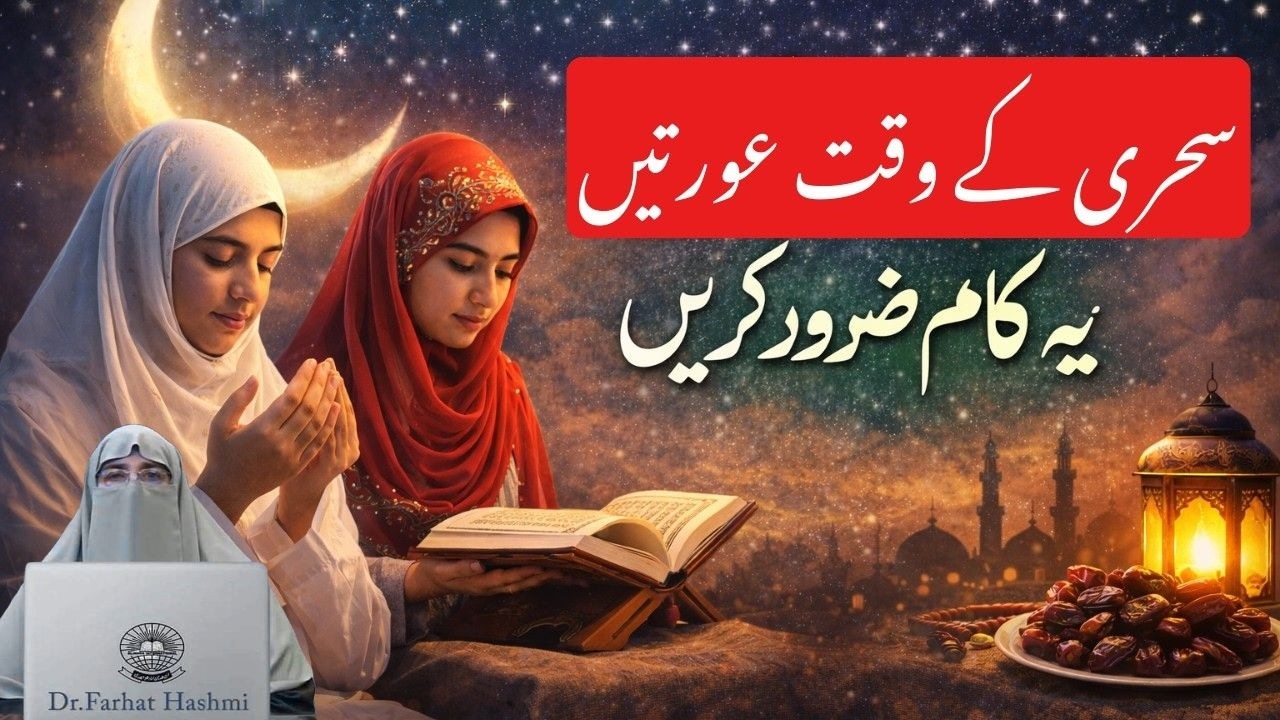 Sehri K Waqt Aurtein Ye Kam Zaror Karein   Dr  Farhat Hashmi